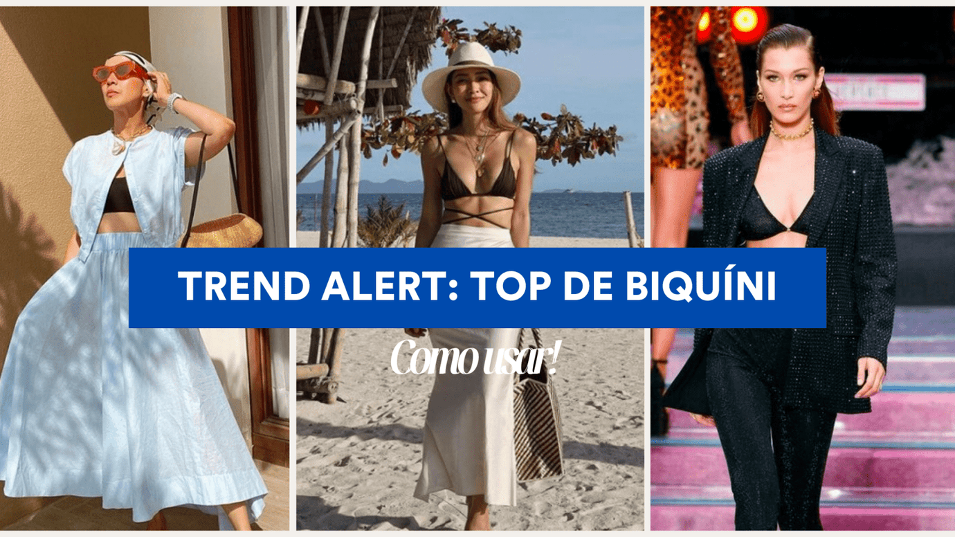 O Top de Biquíni: A Tendência que Invadiu o Street Style - Jungle Society