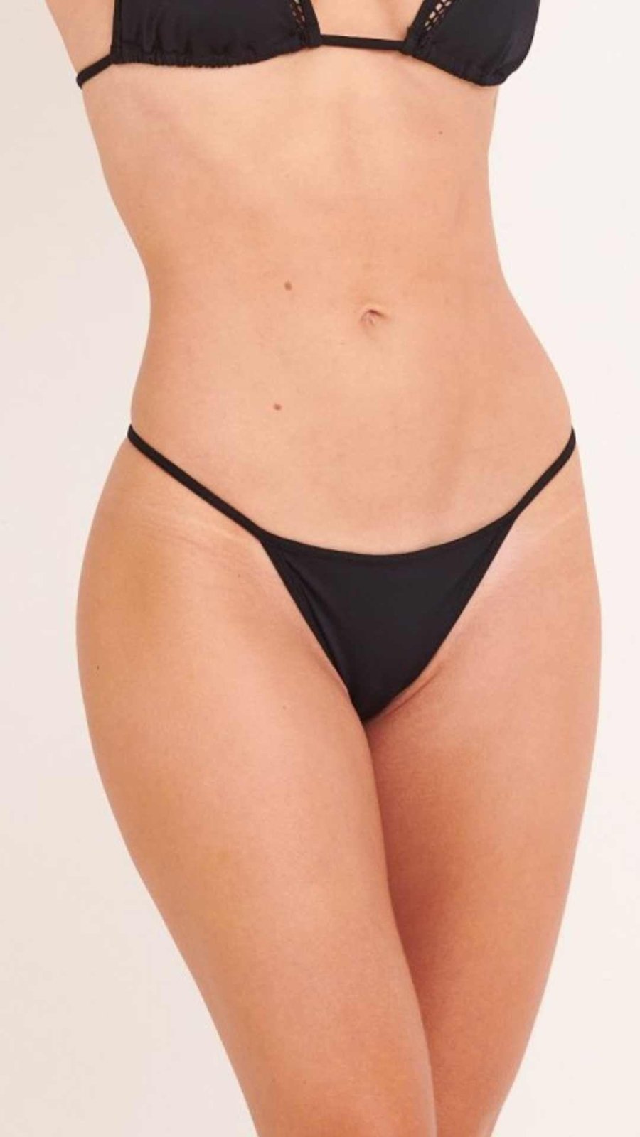 Calcinha Fio dental Angel Preto - Jungle Society