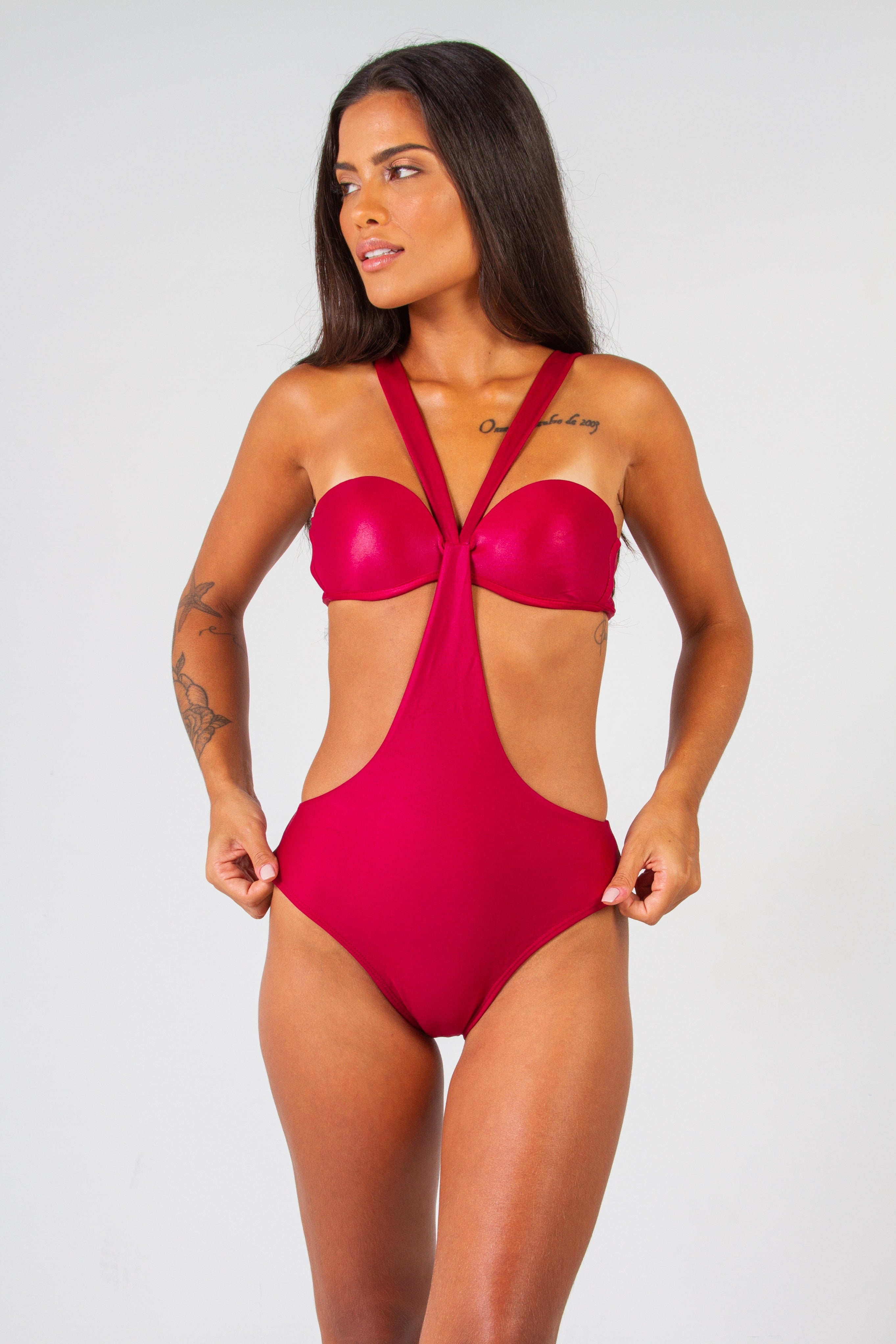 Maio / Body Chloe Ciré Bordeaux