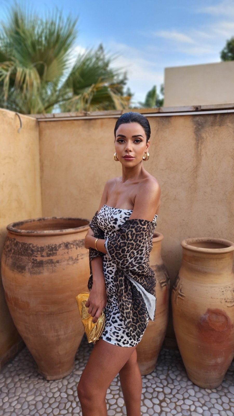 Vestido Tubinho Gabi Leopard Light - Jungle Society