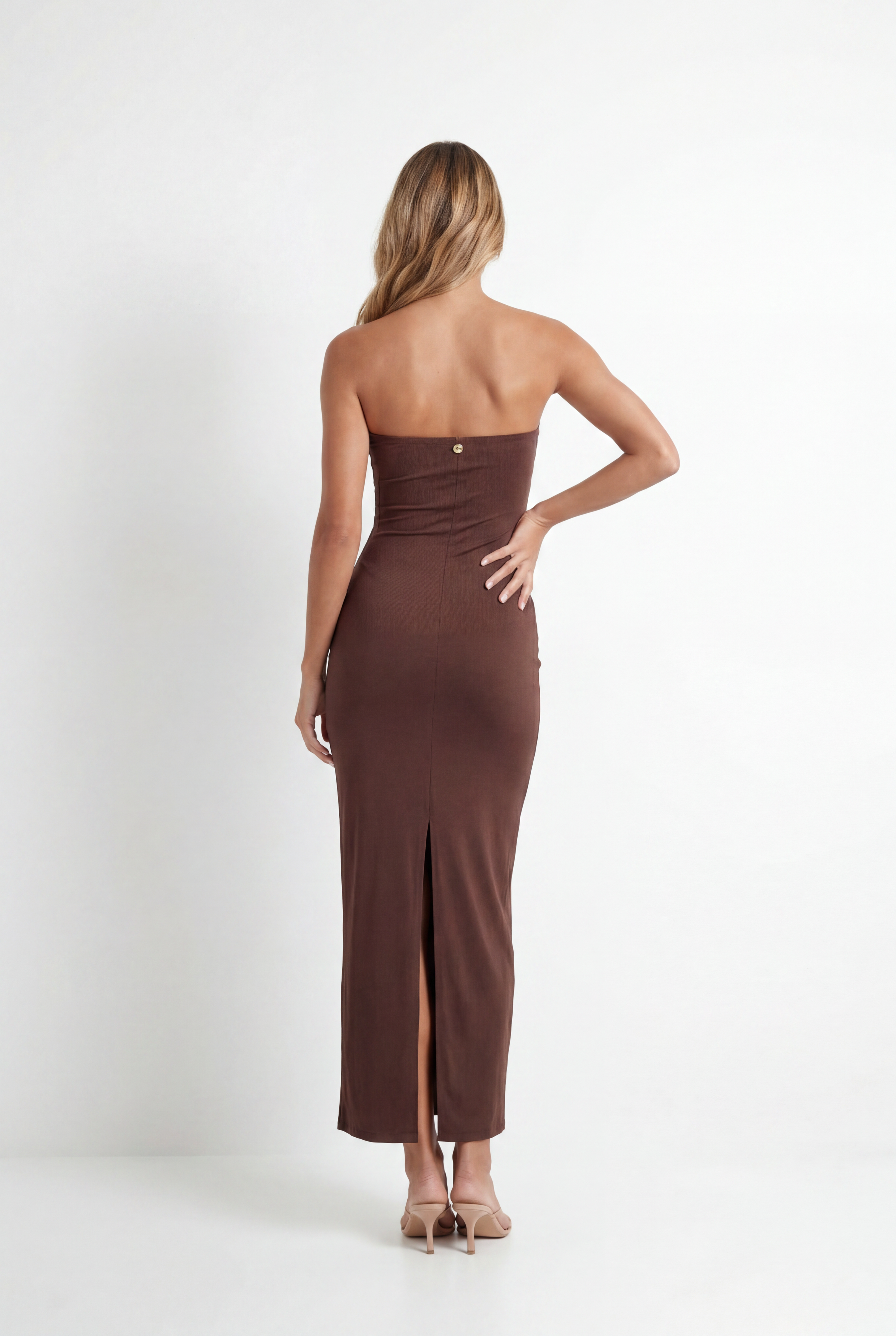 Vestido Tomara que Caia Paris Chocolate