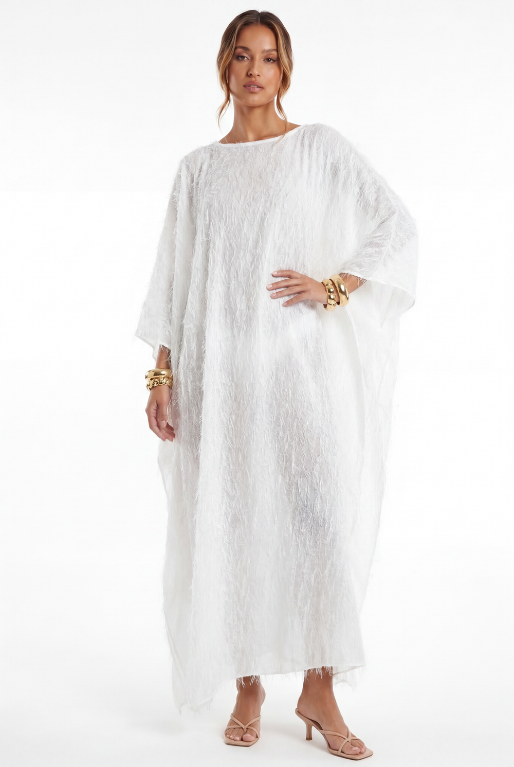 Kaftan Longo Paris Branco