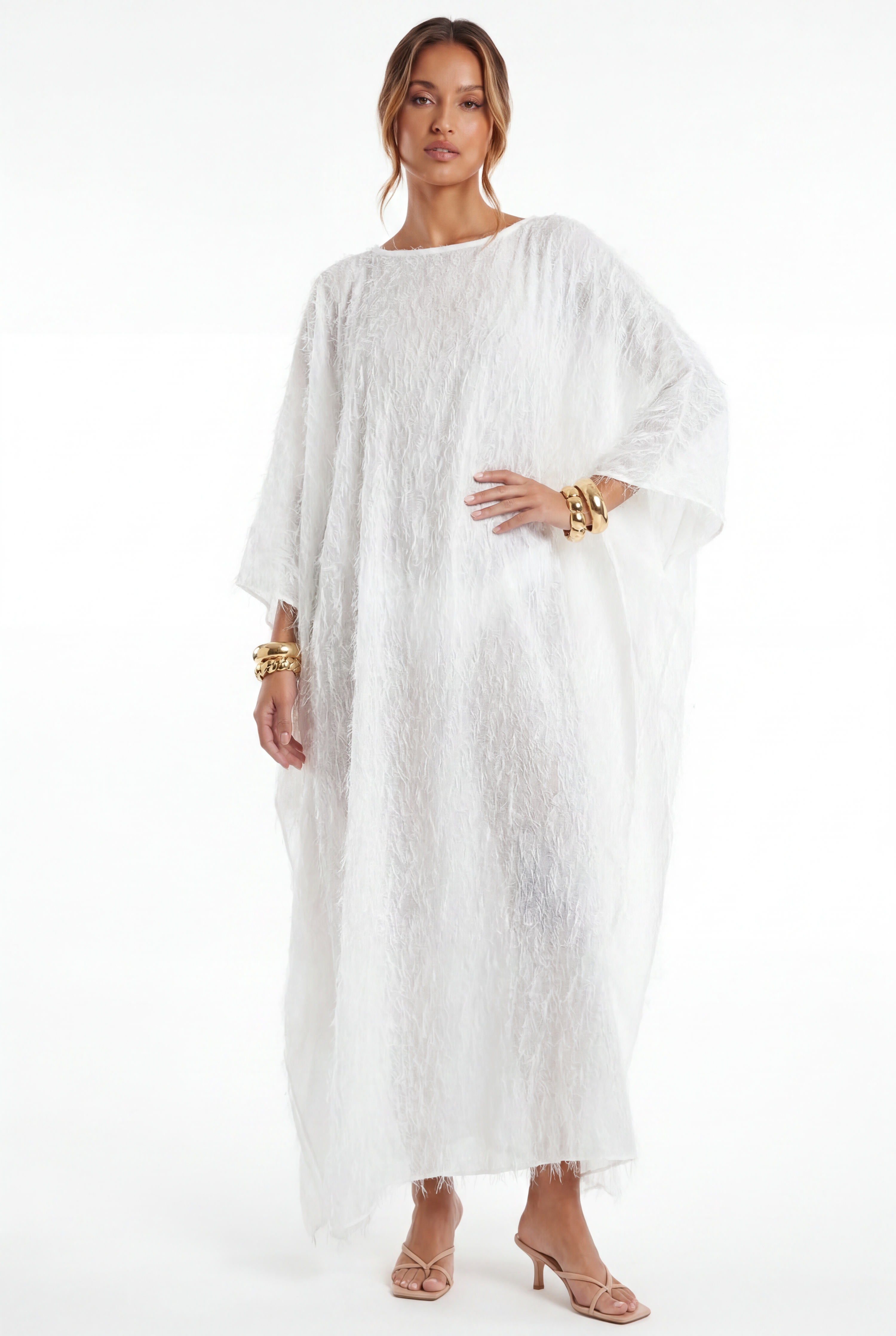 Kaftan Longo Paris Branco