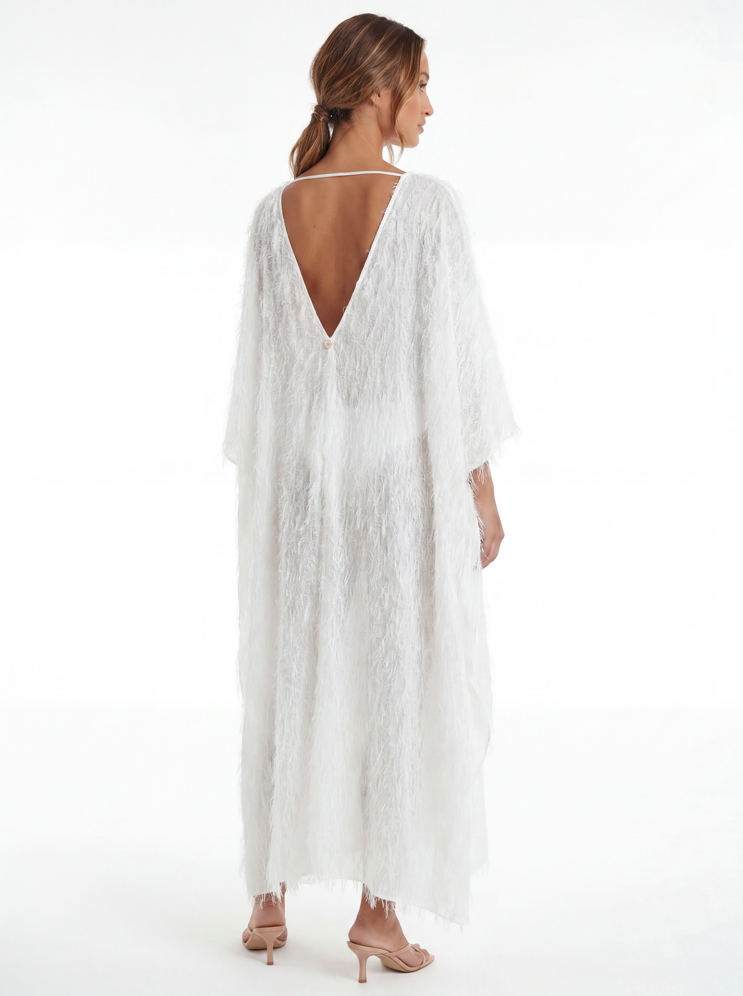 Kaftan Longo Paris Branco