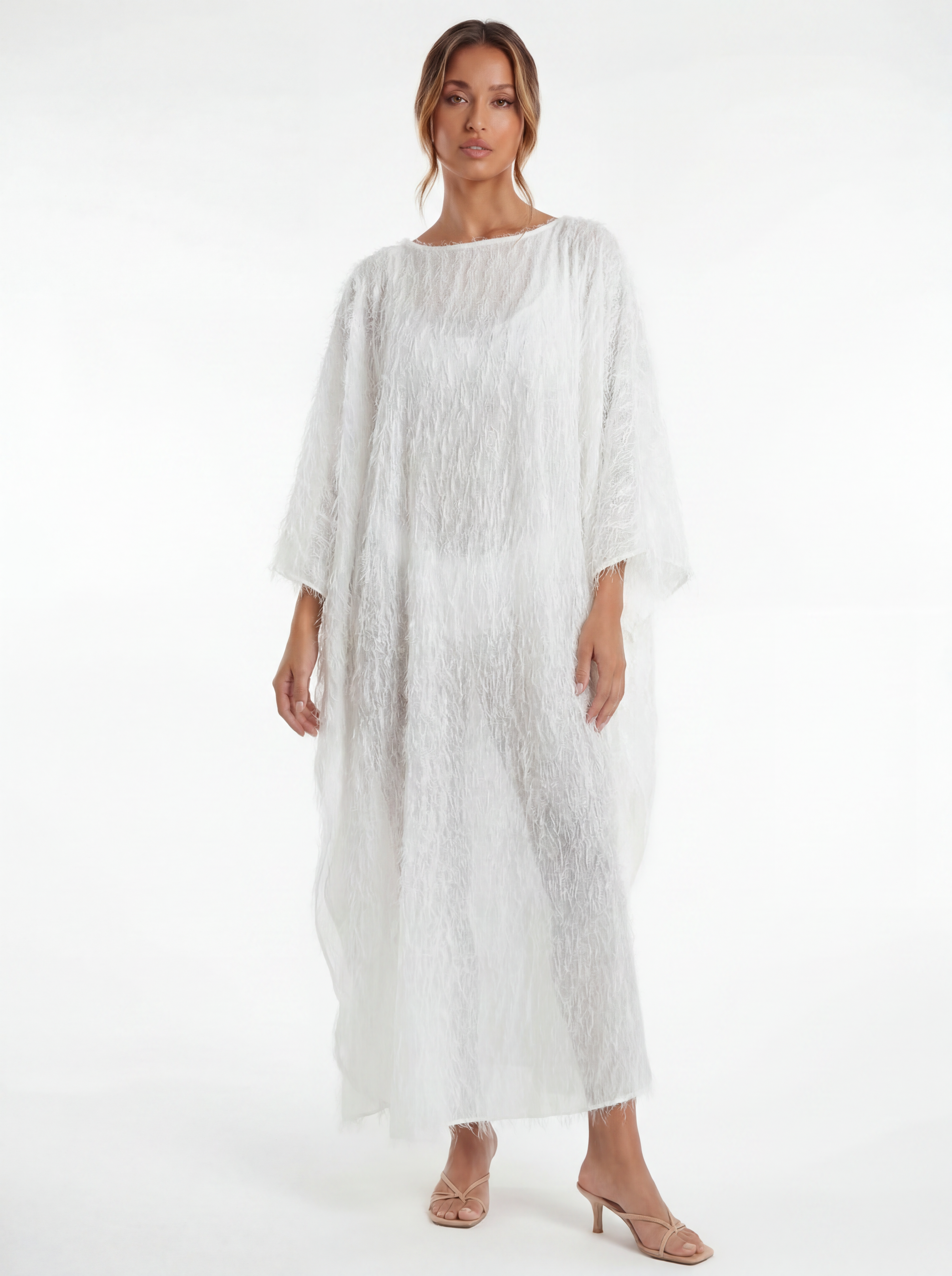 Kaftan Longo Paris Branco