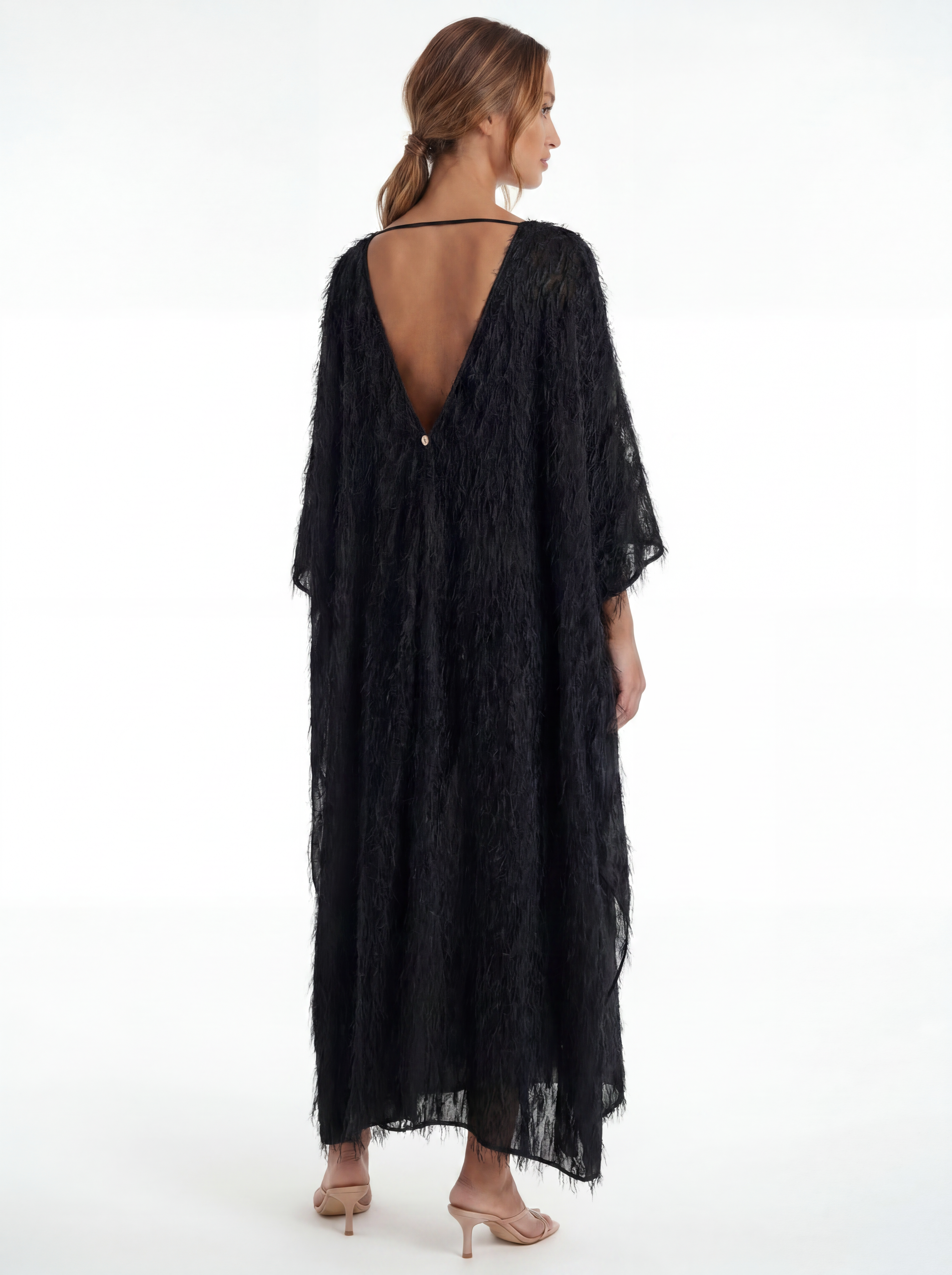 Kaftan Longo Paris Preto