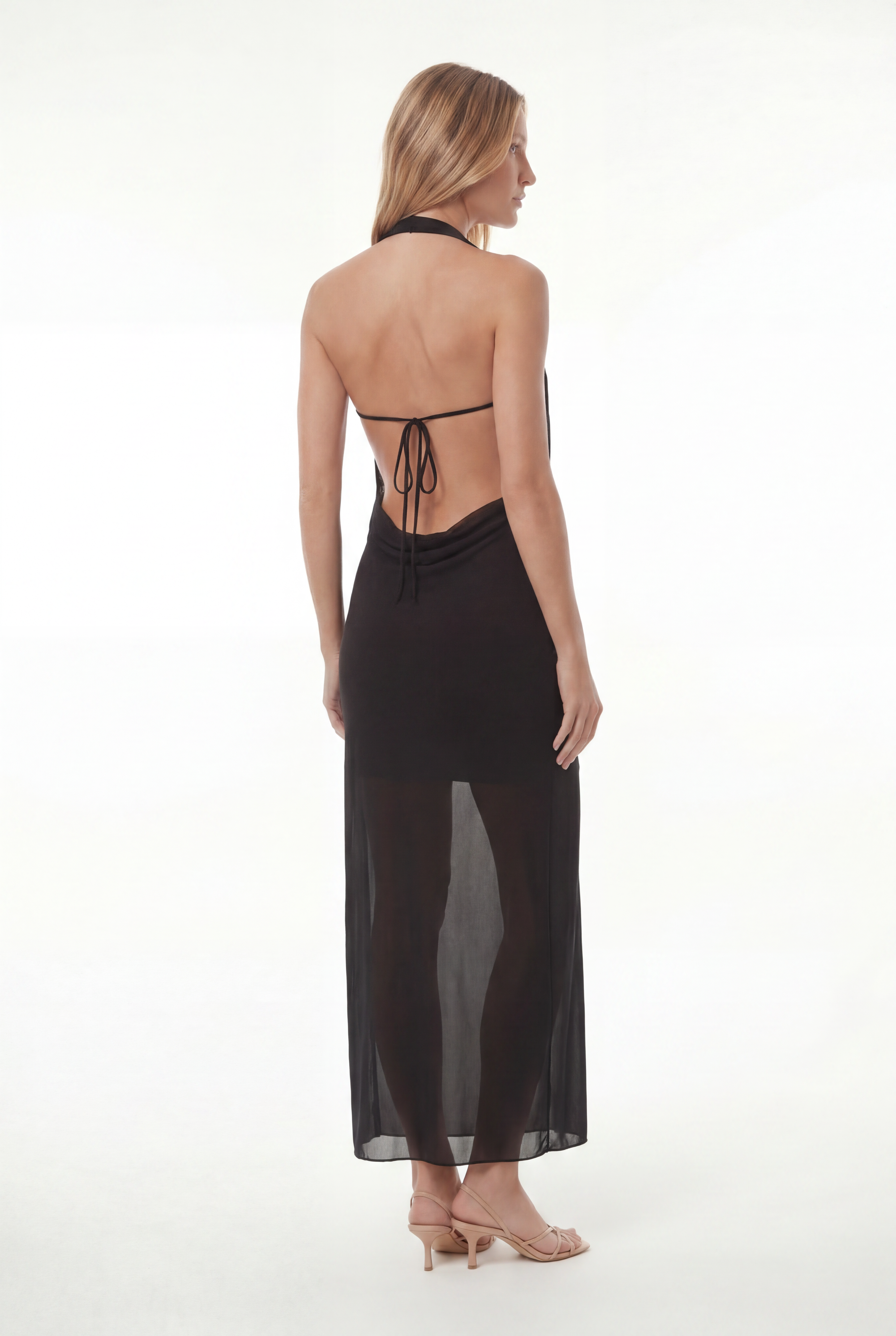 Vestido Degagê Muse Preto
