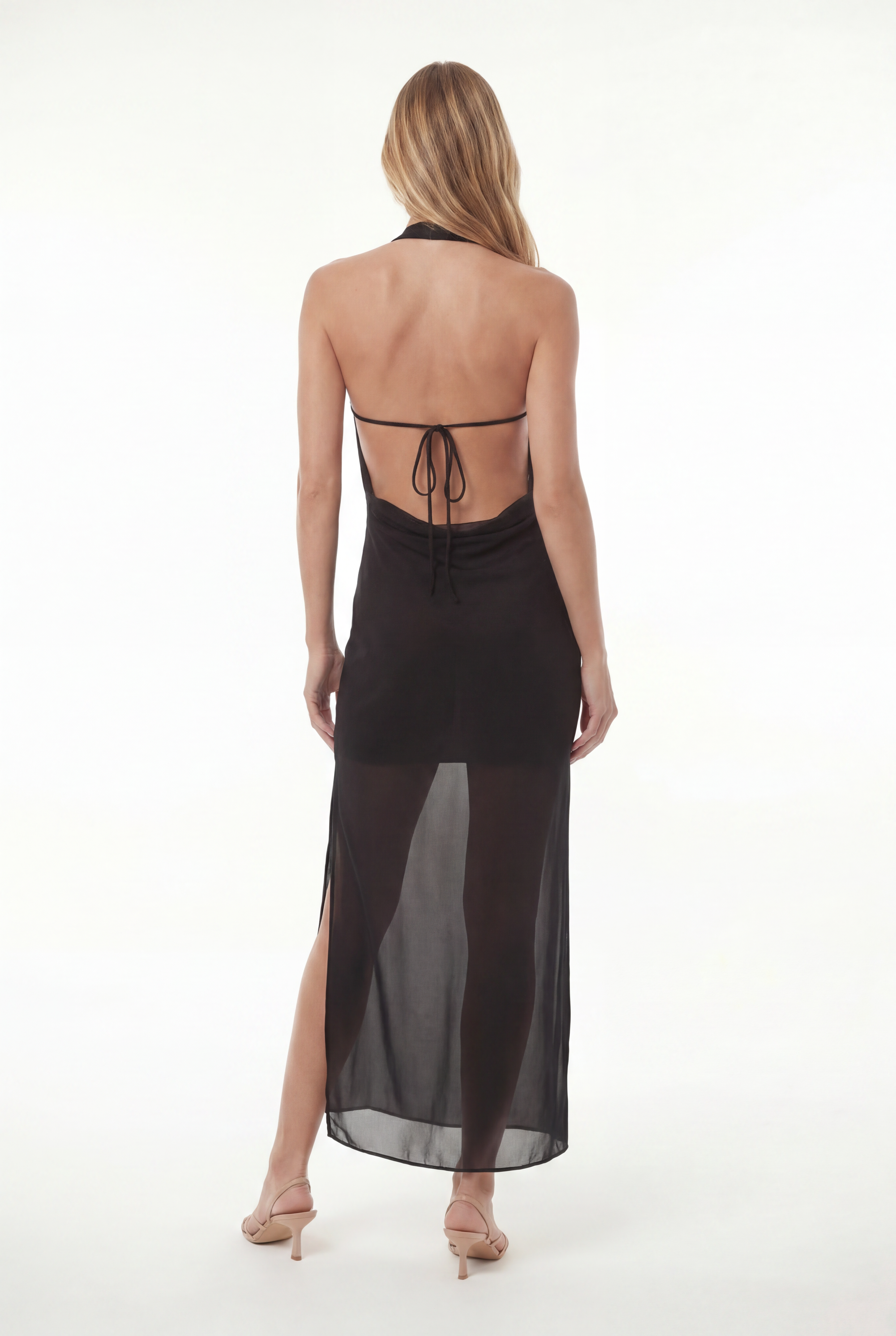 Vestido Degagê Muse Preto