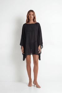 Blusa Camile Preto Lurex - Jungle Society