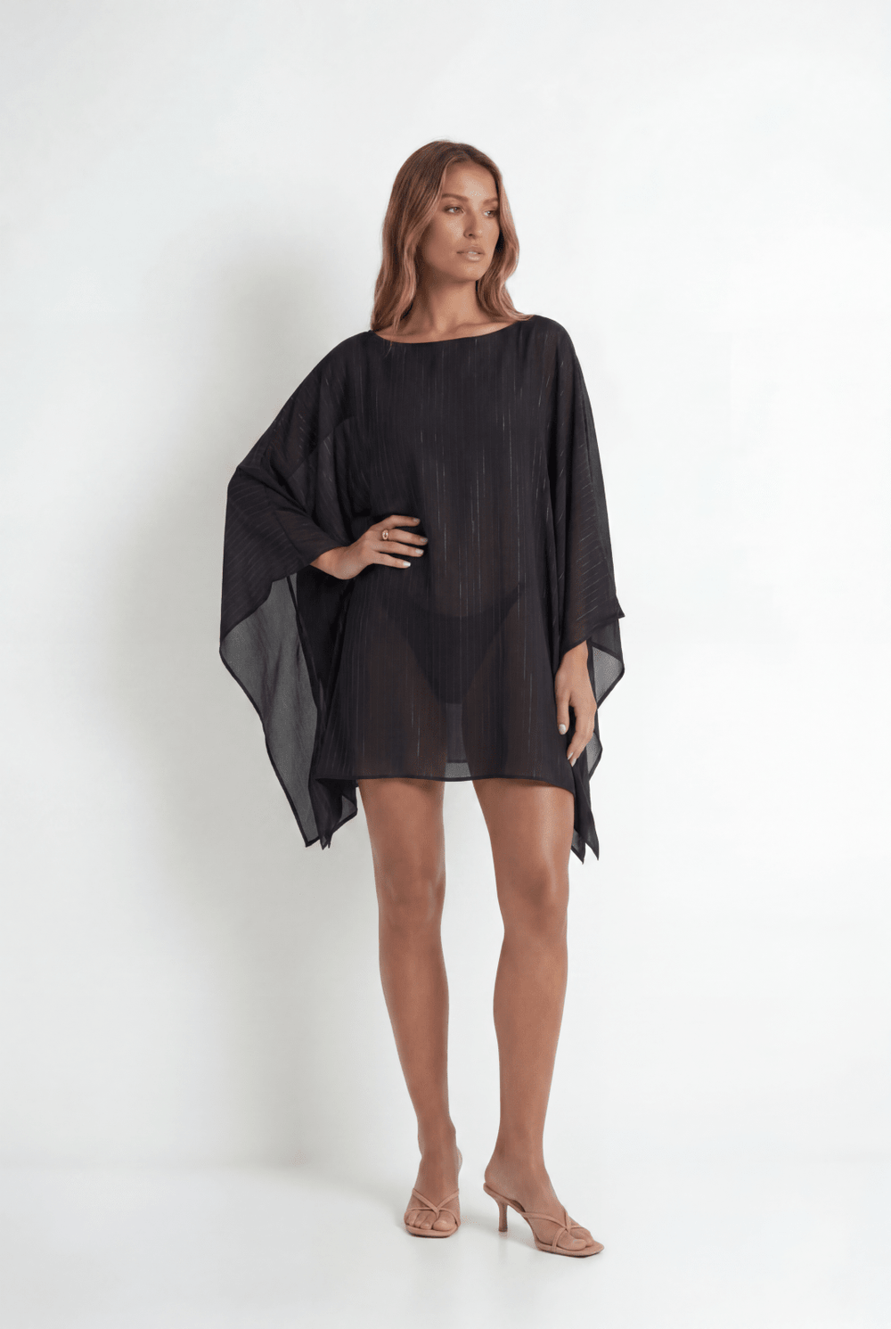 Blusa Camile Preto Lurex - Jungle Society