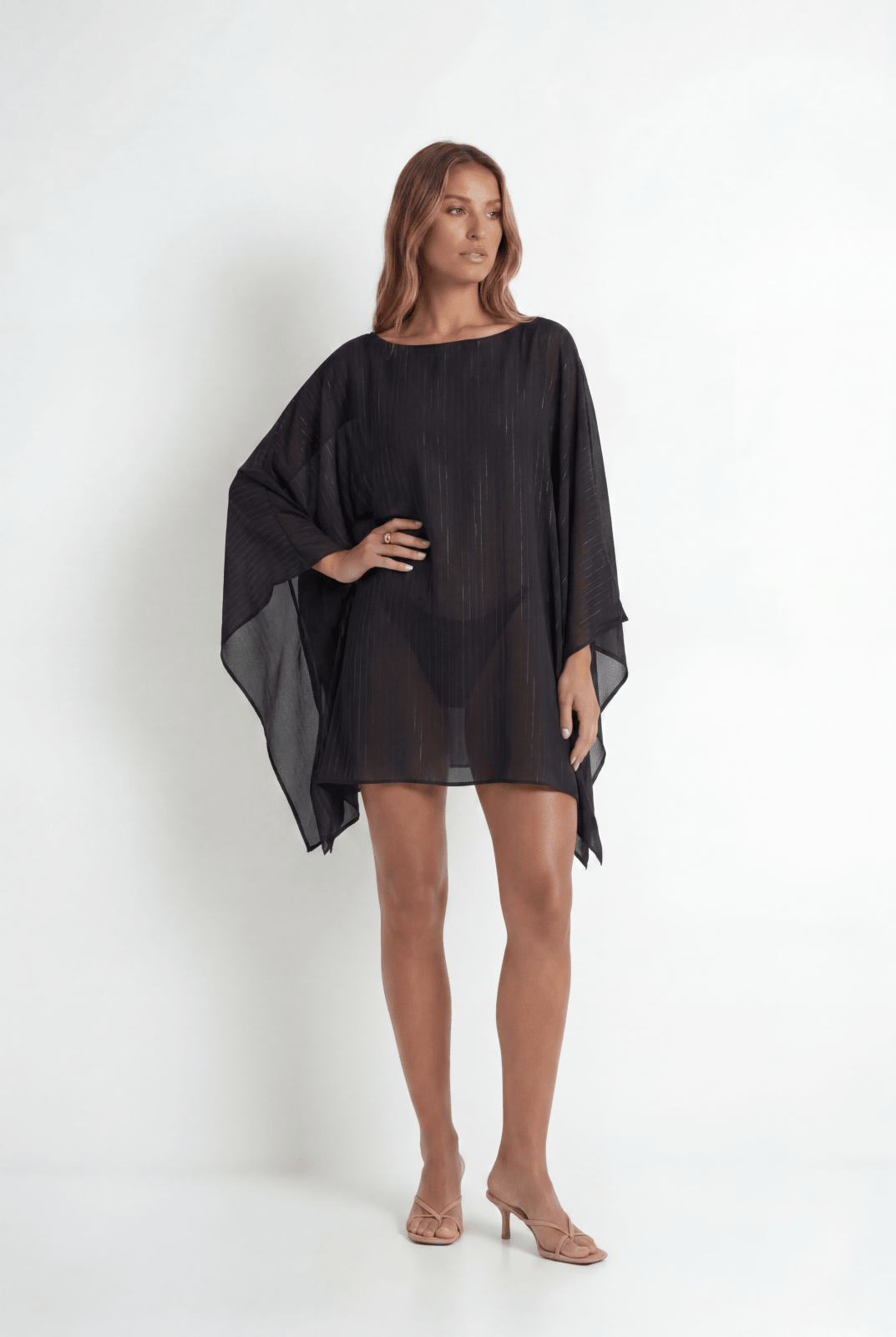 Blusa Camile Preto Lurex - Jungle Society