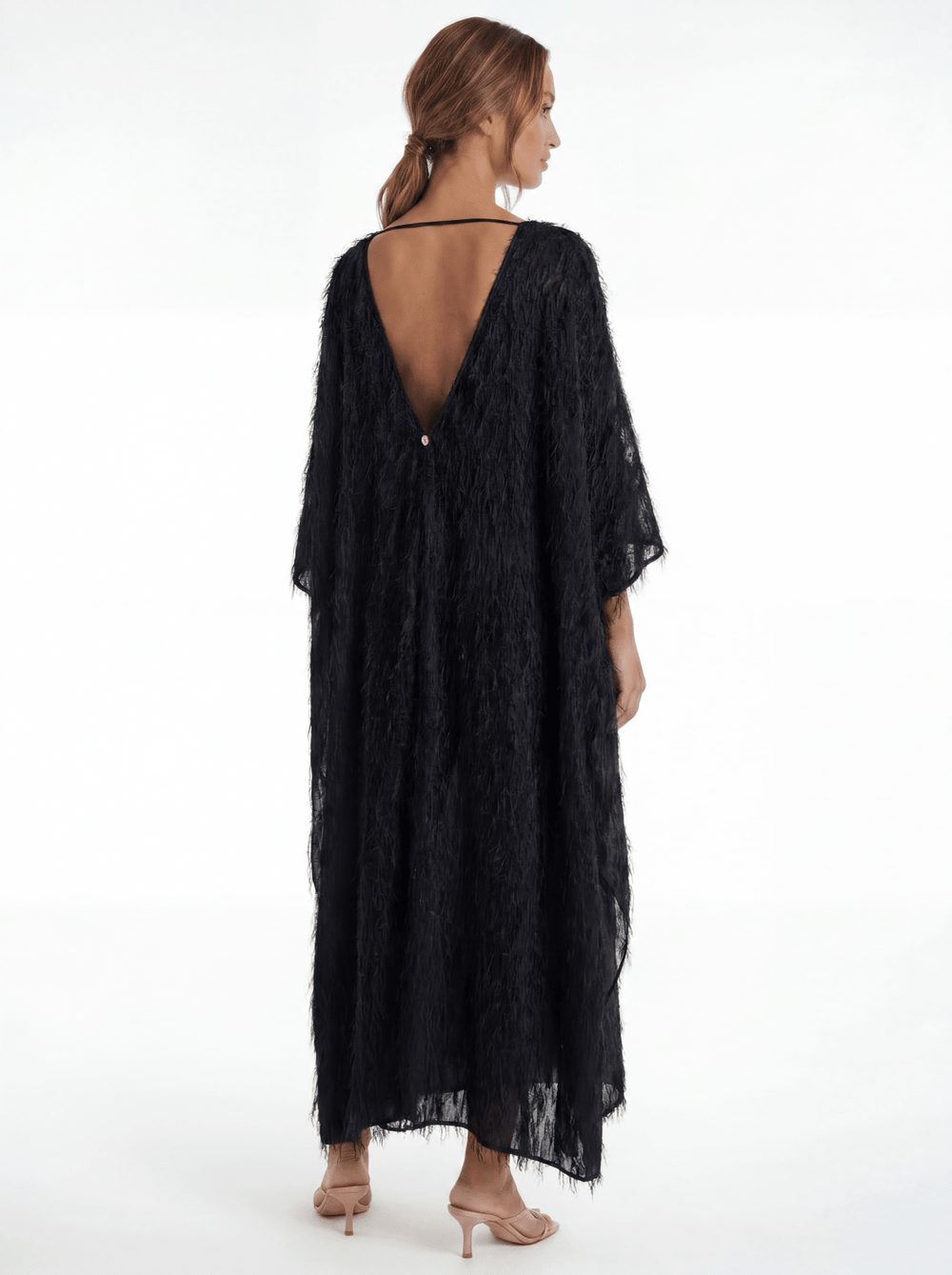 Kaftan Longo Fátima Preto - Jungle Society