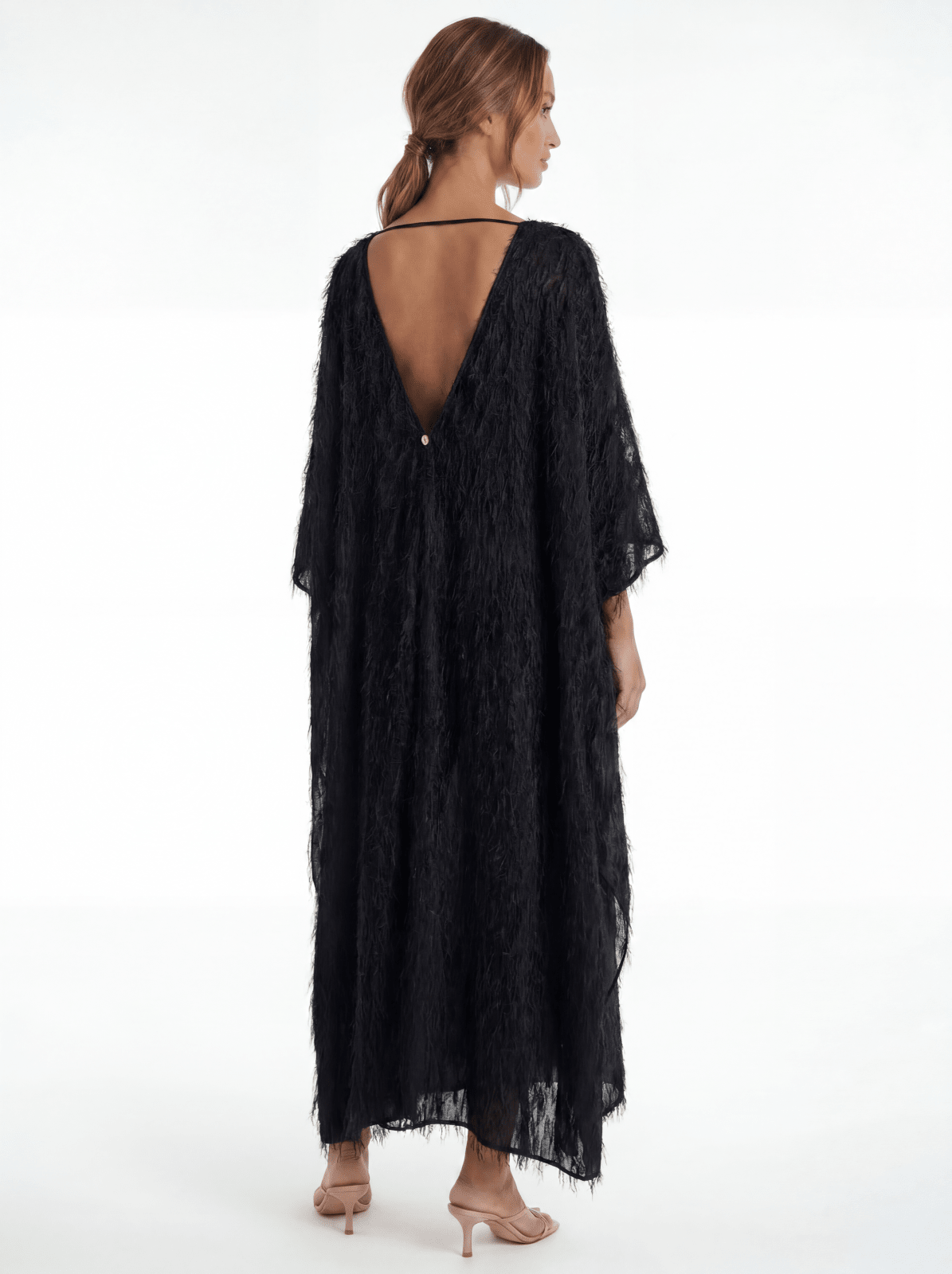 Kaftan Longo Fátima Preto - Jungle Society