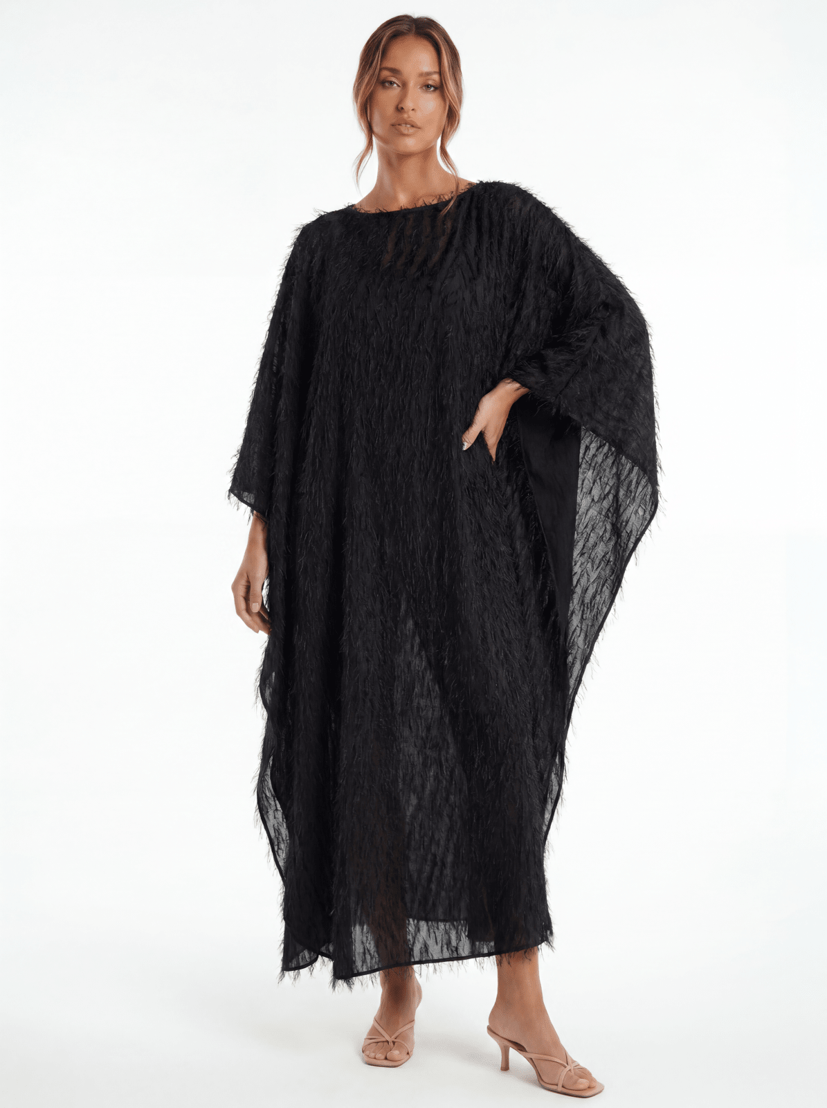 Kaftan Longo Fátima Preto - Jungle Society
