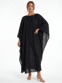Kaftan Longo Fátima Preto - Jungle Society