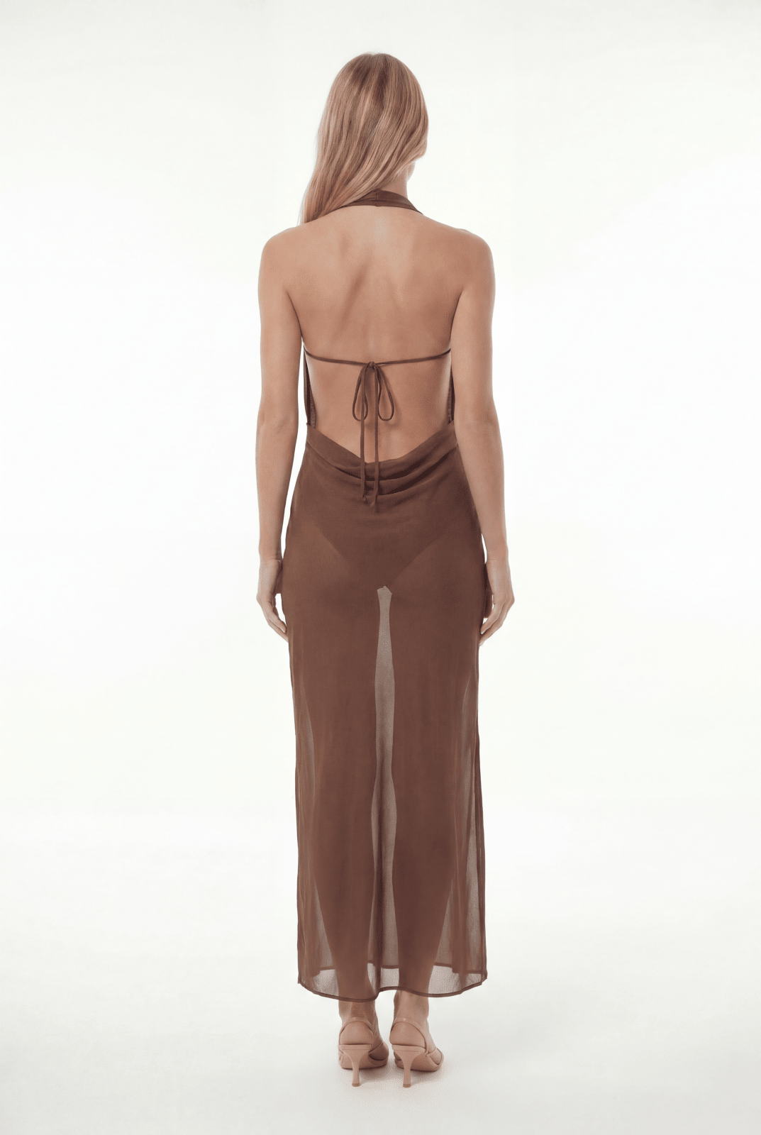Vestido Degagê Muse Chocolate - Jungle Society