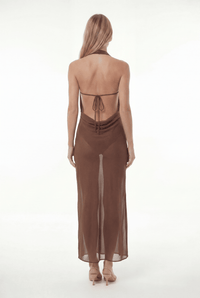 Vestido Degagê Muse Chocolate - Jungle Society