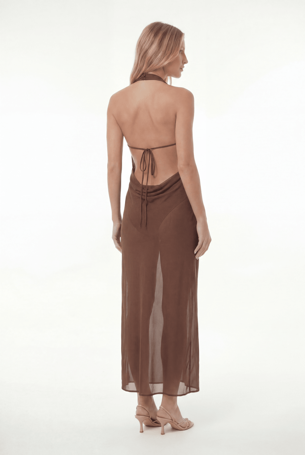 Vestido Degagê Muse Chocolate - Jungle Society