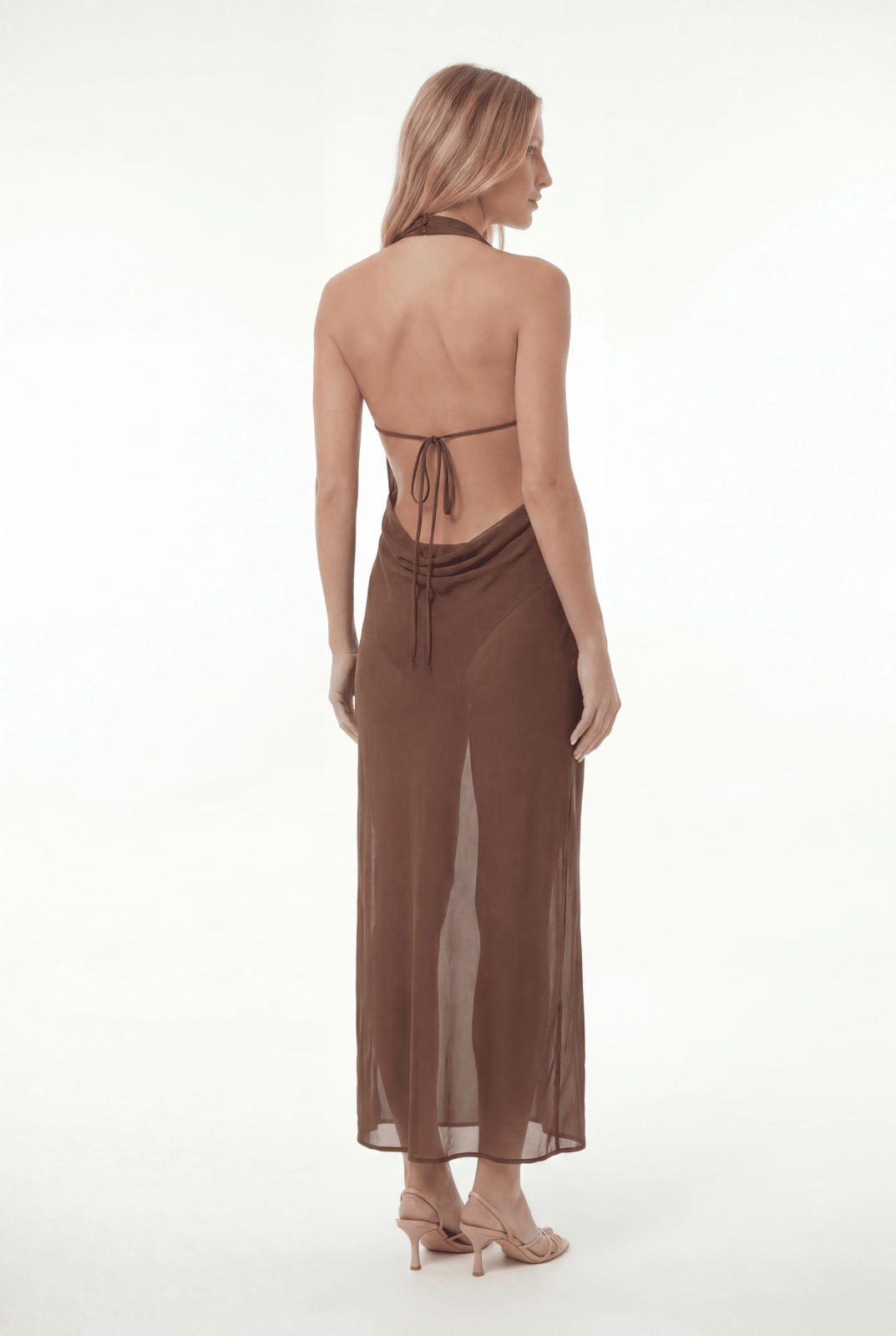 Vestido Degagê Muse Chocolate - Jungle Society