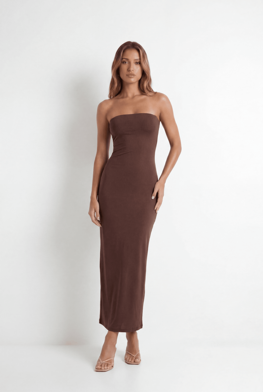 Vestido Tomara que Caia Gabi Paris Chocolate - Jungle Society