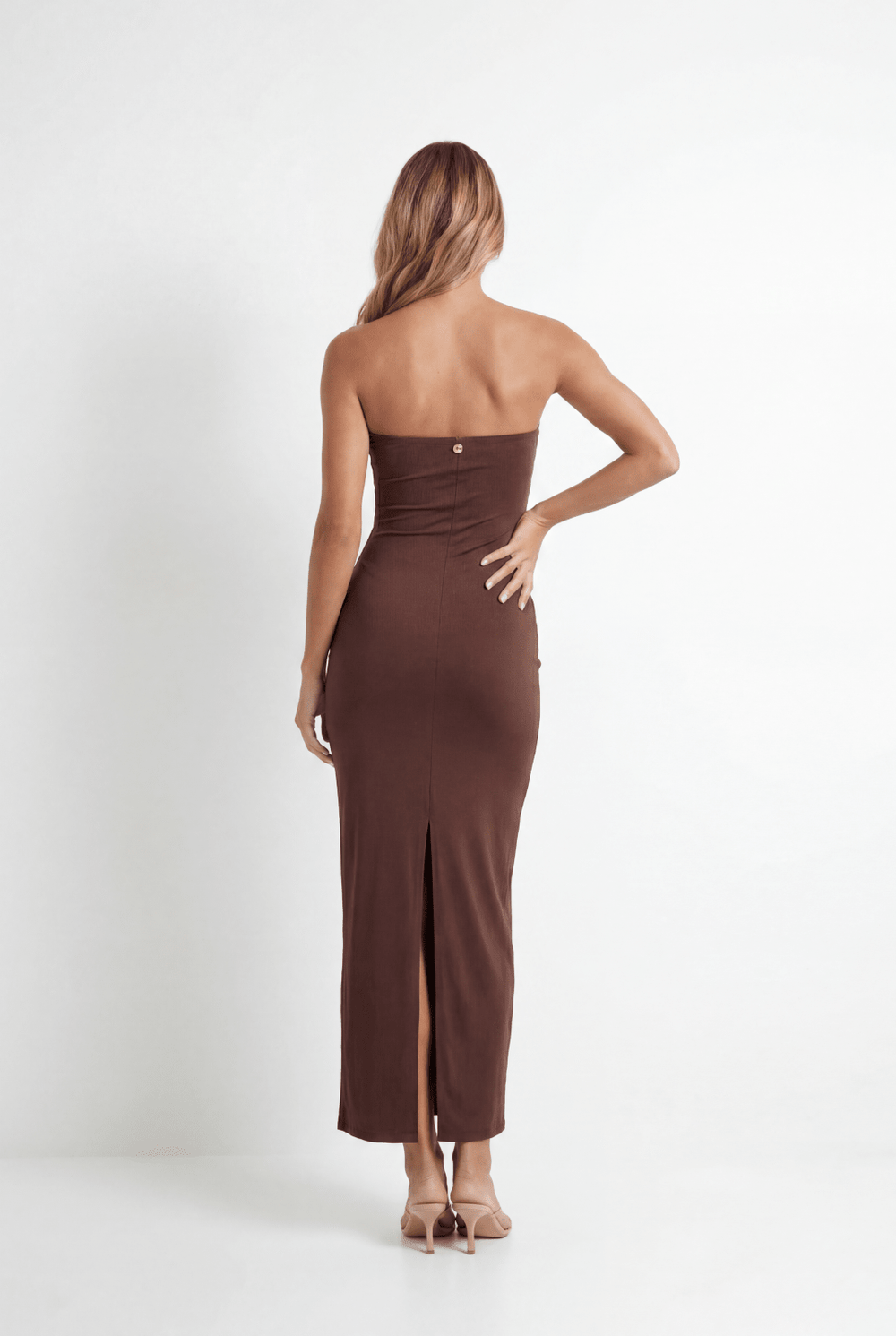 Vestido Tomara que Caia Gabi Paris Chocolate - Jungle Society