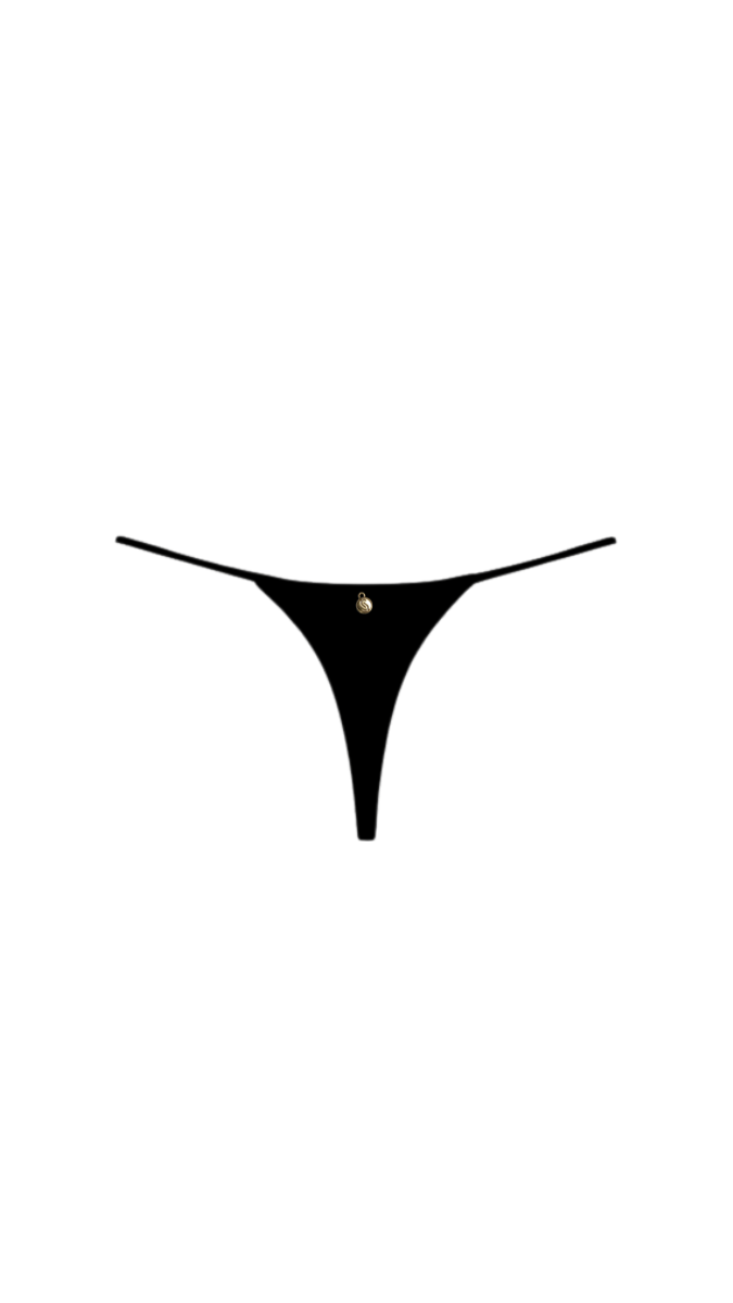 Calcinha Fio dental Angel Preto - Jungle Society